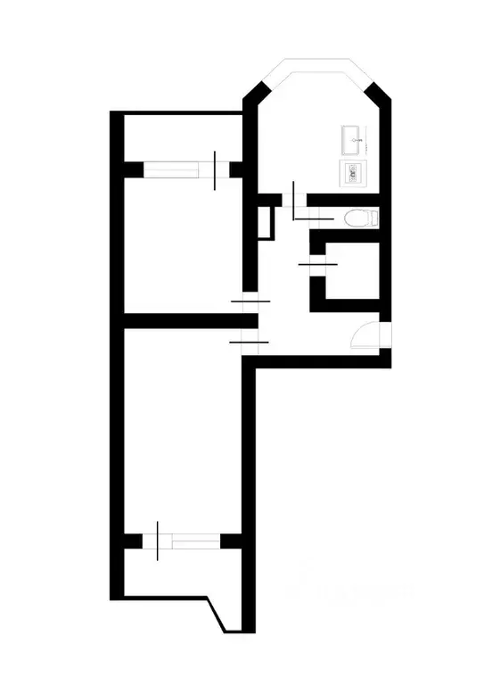 2-к кв. Москва ул. Недорубова, 26 (64.5 м) - Фото 1
