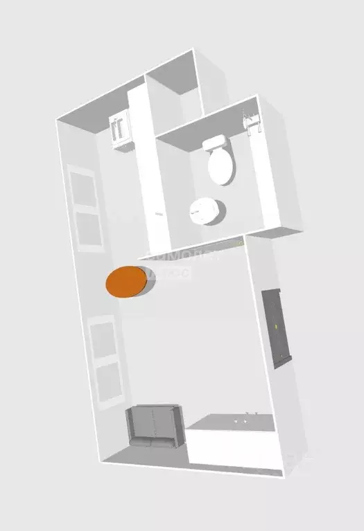 Студия Москва проезд Серебрякова, 11к2 (26.8 м) - Фото 1