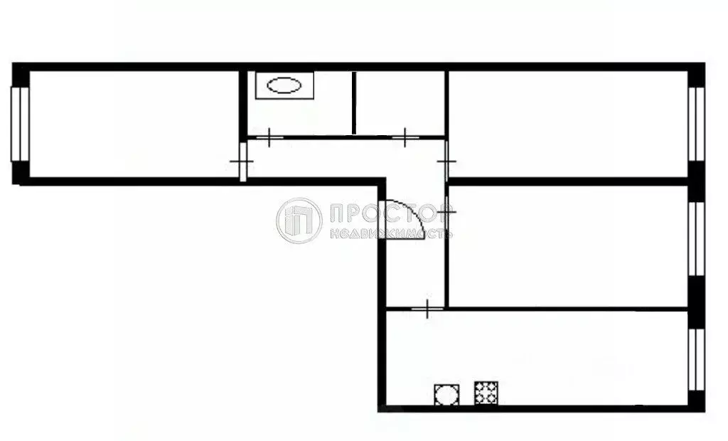 3-к кв. Московская область, Люберцы ул. Юности, 13к1 (83.5 м) - Фото 2