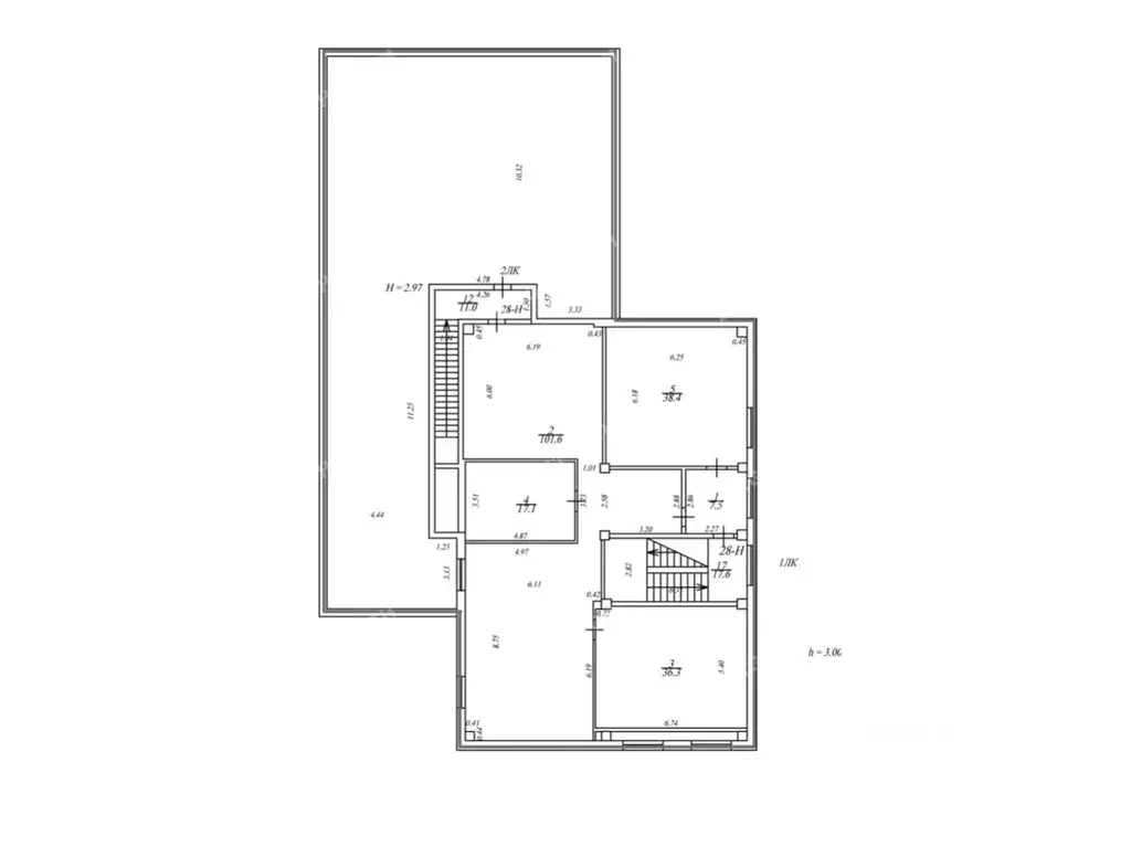 Офис в Санкт-Петербург 1-й Верхний пер., 2 (440 м) - Фото 2