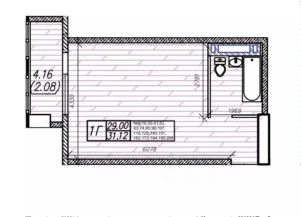 1-к кв. Приморский край, Владивосток Енисейская ул. (31.12 м) - Фото 1
