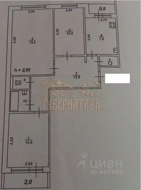 3-к кв. Тверская область, Тверь Молодежный бул., 1 (67.1 м) - Фото 2