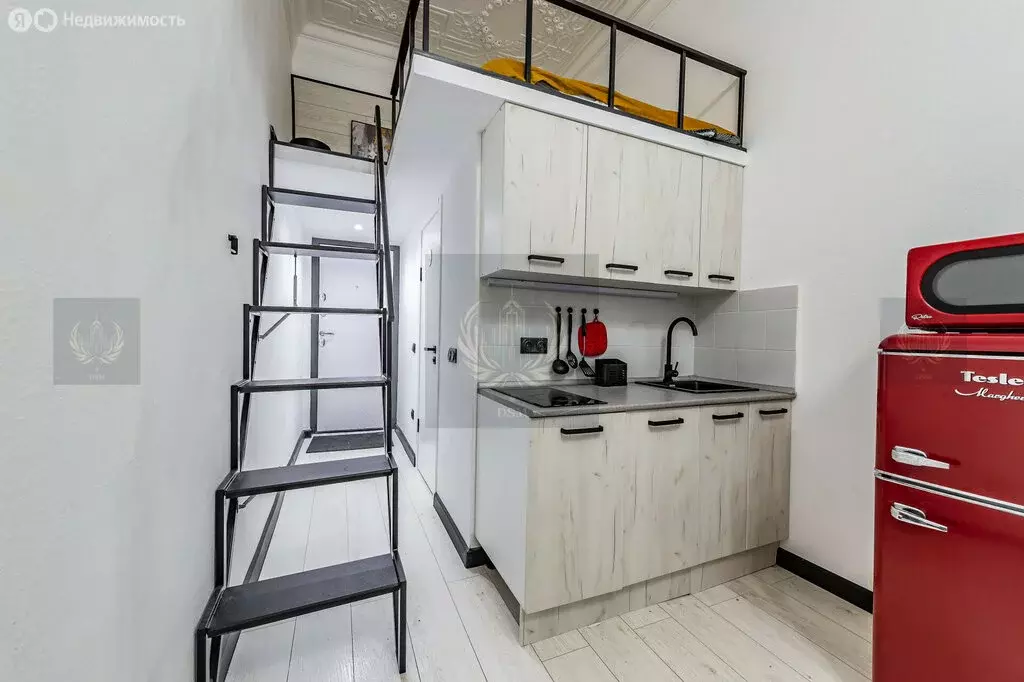 Квартира-студия: Санкт-Петербург, Митавский переулок, 10 (28.9 м) - Фото 1