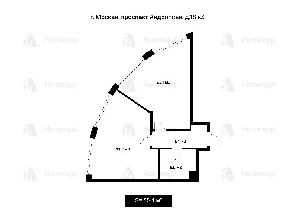 Продается 2-комнатная квартира - Фото 1