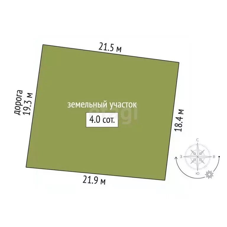 Участок в Севастополь Чайка-УБО садоводческое товарищество, 80 (4.0 ... - Фото 2