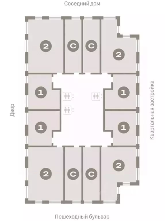 Студия Тюменская область, Тюмень ул. Павла Фитина, 7 (33.38 м) - Фото 2
