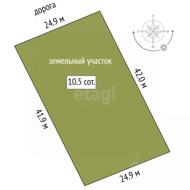 Участок в Тюменская область, Тюменский муниципальный округ, д. ... - Фото 1