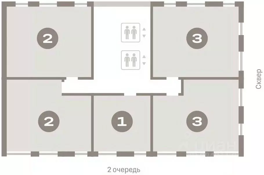 3-к кв. Новосибирская область, Новосибирск ул. Аэропорт, 88 (77.49 м) - Фото 1