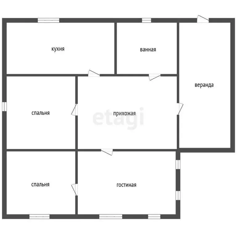 Дом в Троицк, улица имени Л.Н. Толстого (80 м) - Фото 1