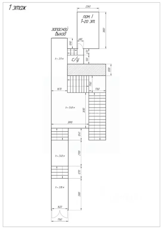 Помещение свободного назначения в Санкт-Петербург просп. Средний ... - Фото 1
