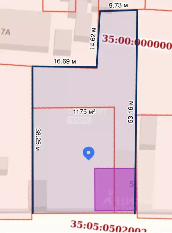 Участок в Вологодская область, Кириллов ул. Кирова, 5 (6.0 сот.) - Фото 2
