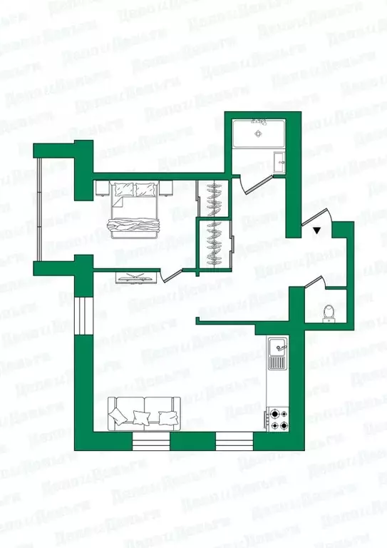 2-к кв. Кировская область, Киров Ярославская ул., 32 (67.2 м) - Фото 2