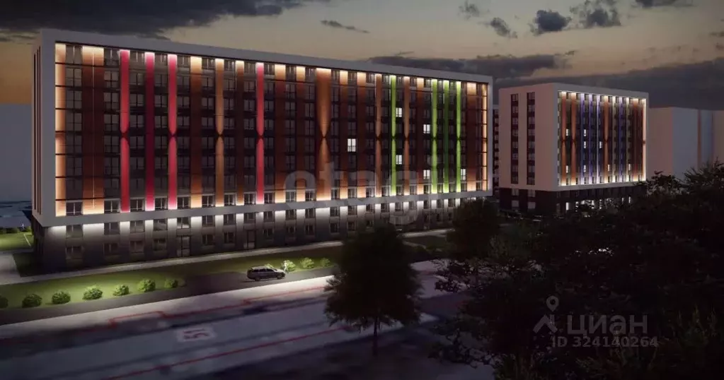 Студия Ямало-Ненецкий АО, Новый Уренгой просп. Губкина, 11Б (29.0 м) - Фото 1