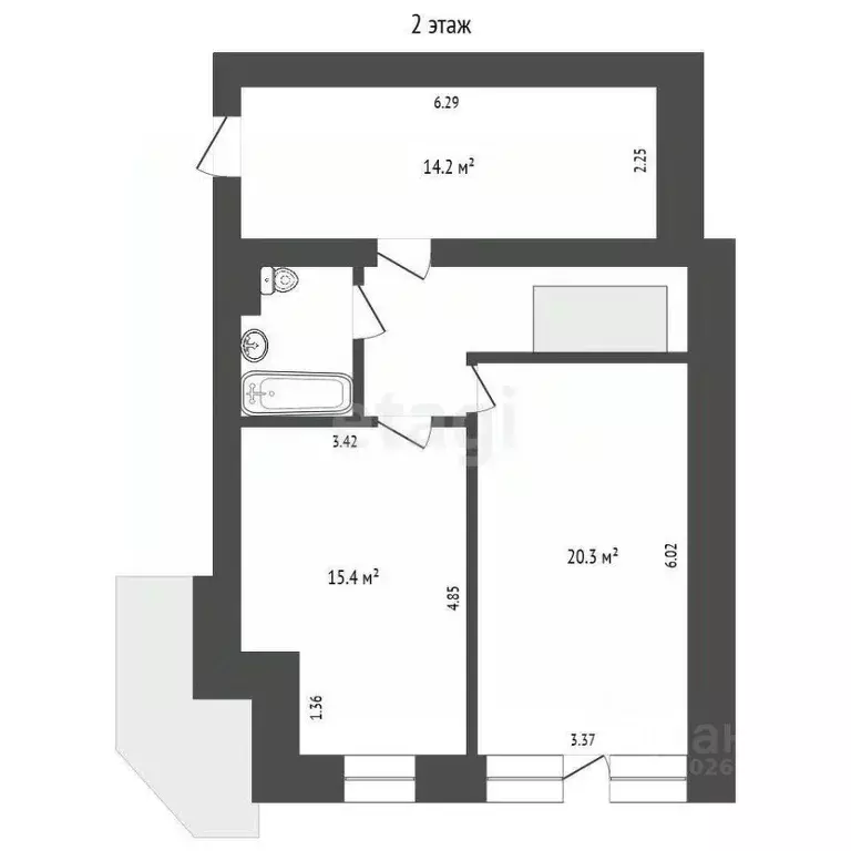 3-к кв. Ханты-Мансийский АО, Сургут просп. Ленина, 16 (103.0 м) - Фото 1