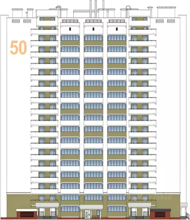 2-к кв. Орловская область, Орел ул. Бурова, 50 (62.48 м) - Фото 1