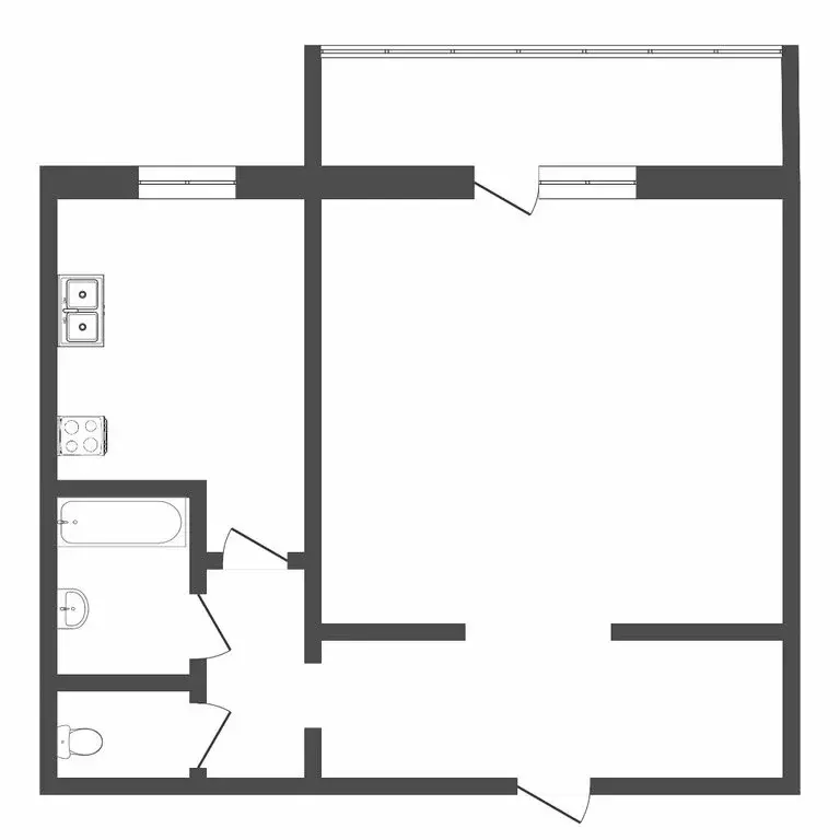 1-комнатная квартира: Тюмень, улица Николая Ростовцева, 12 (40.1 м) - Фото 1