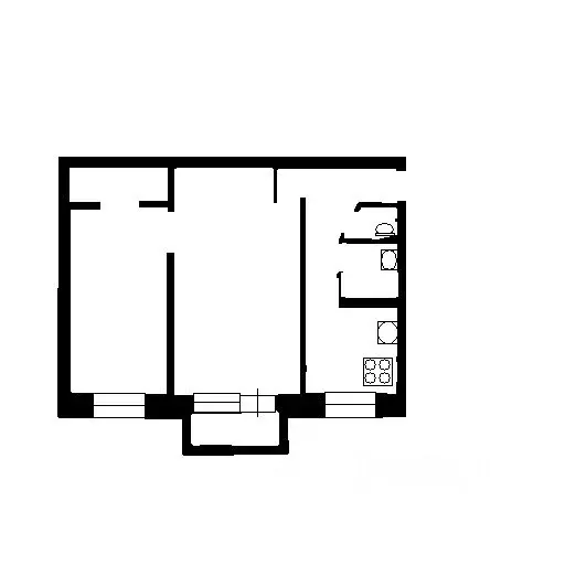 2-к кв. Санкт-Петербург Кубинская ул., 16 (43.9 м) - Фото 1
