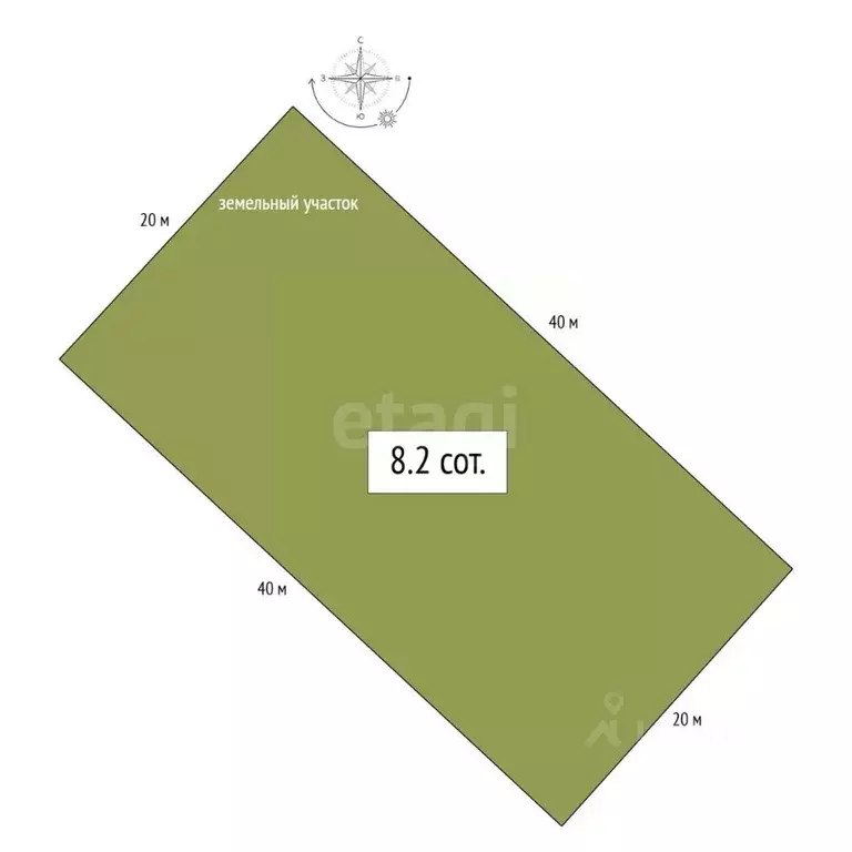 Участок в Алтай, Майминский район, с. Кызыл-Озек ул. Кедровая, 9 (8.2 ... - Фото 2