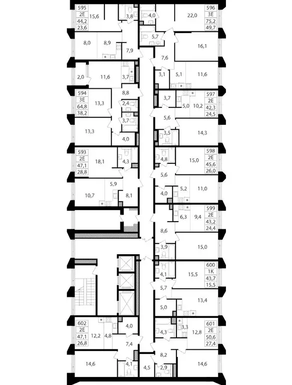1-к кв. Москва Петровский Парк 2 жилой комплекс (47.1 м) - Фото 1