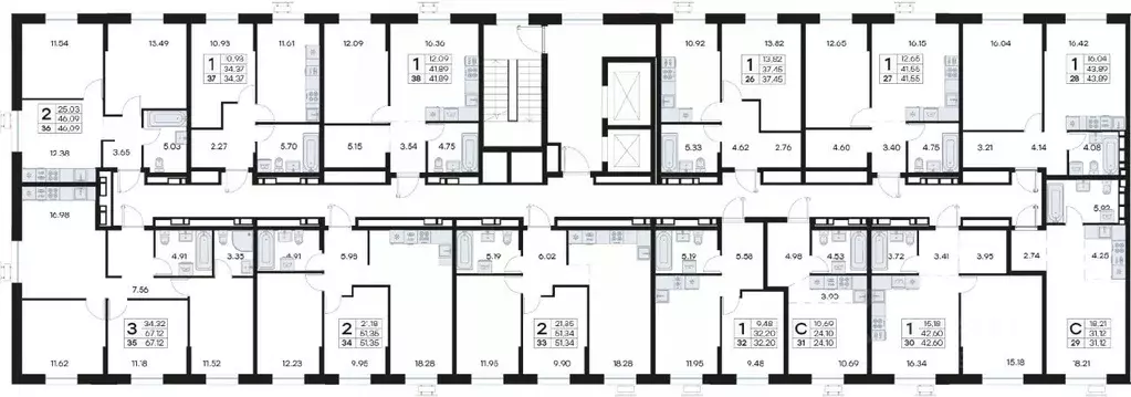 2-к кв. Приморский край, Владивосток Катерная ул., 31/2 (51.35 м) - Фото 2