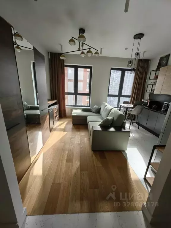 Студия Москва Шелепихинская наб., 40к3 (30.7 м) - Фото 1