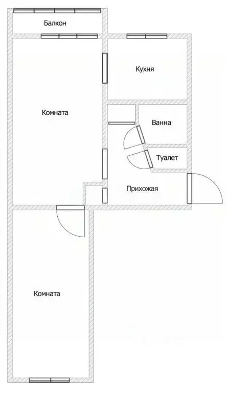 2-к кв. Костромская область, Кострома ул. Юных Пионеров, 3 (43.7 м) - Фото 2