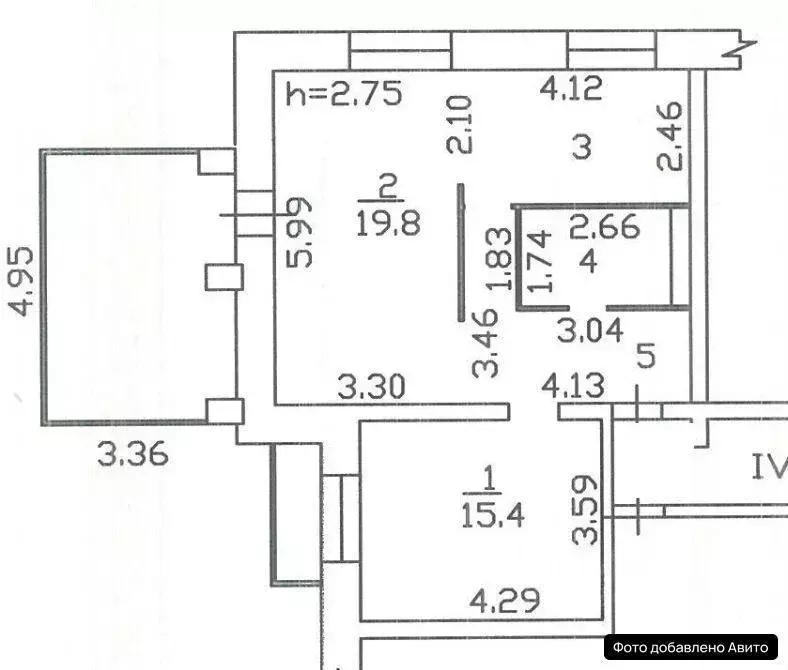 3-к кв. Иркутская область, Иркутск ул. Багратиона, 52/3 (74.7 м) - Фото 2