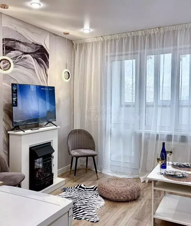 Студия Тюменская область, Тюмень ул. Новоселов, 109 (22.0 м) - Фото 1