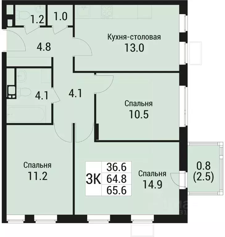 3-к кв. Московская область, Люберцы городской округ, Малаховка пгт Дом ... - Фото 0