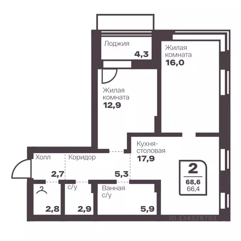 2-к кв. Челябинская область, Магнитогорск Голос Притяжение жилой ... - Фото 0