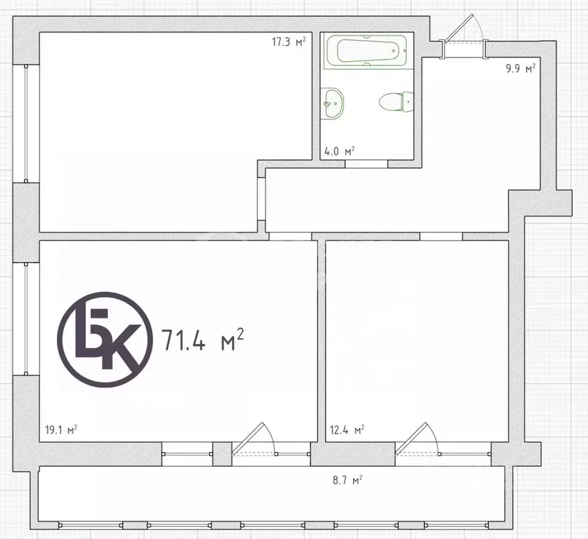 Офис в Новосибирская область, Новосибирск Большевистская ул., 35 (80 ... - Фото 2