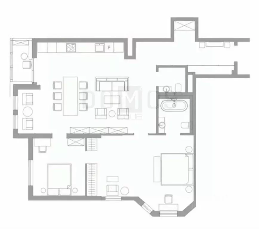 2-к кв. Свердловская область, Екатеринбург ул. Тверитина, 46 (106.2 м) - Фото 0