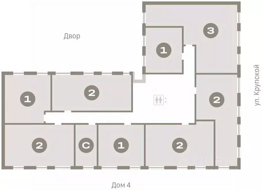 3-к кв. Омская область, Омск  (86.9 м) - Фото 1