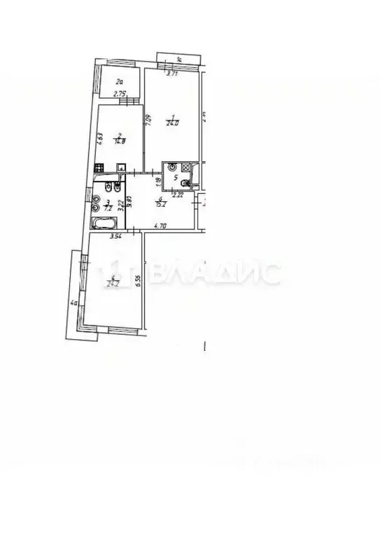 2-к кв. Москва Душинская ул., 16 (88.7 м) - Фото 1