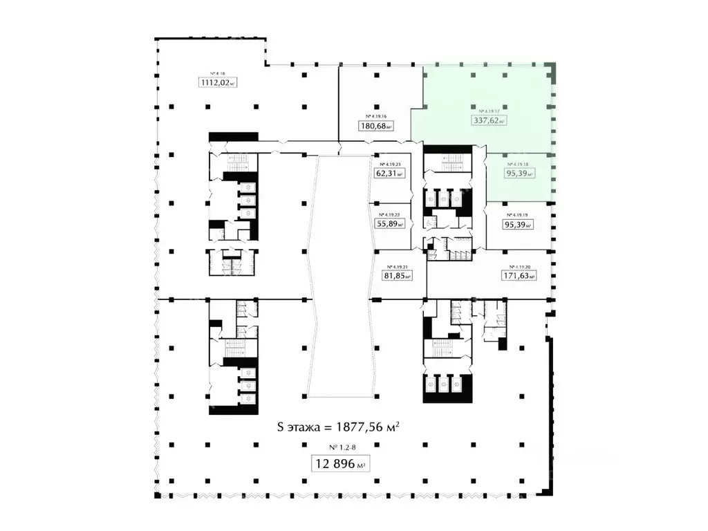 Офис в Санкт-Петербург Левашовский просп., 13И (433 м) - Фото 2
