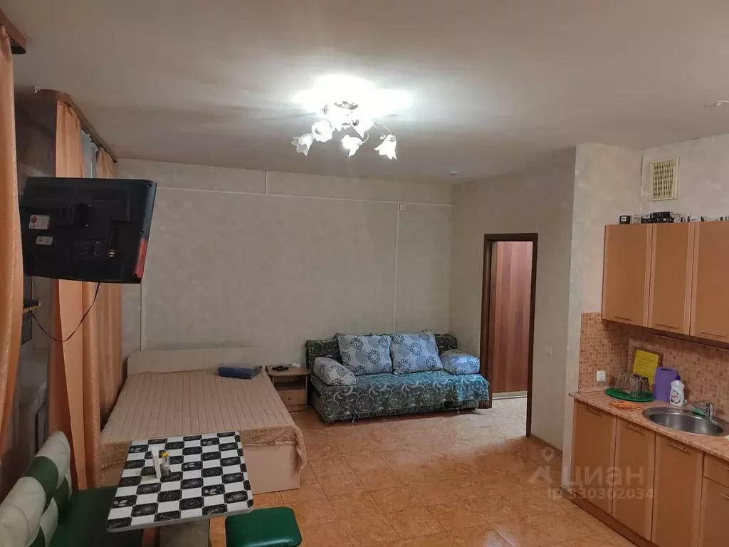 Студия Иркутская область, Иркутск Байкальская ул., 107А/5 (37.0 м) - Фото 1