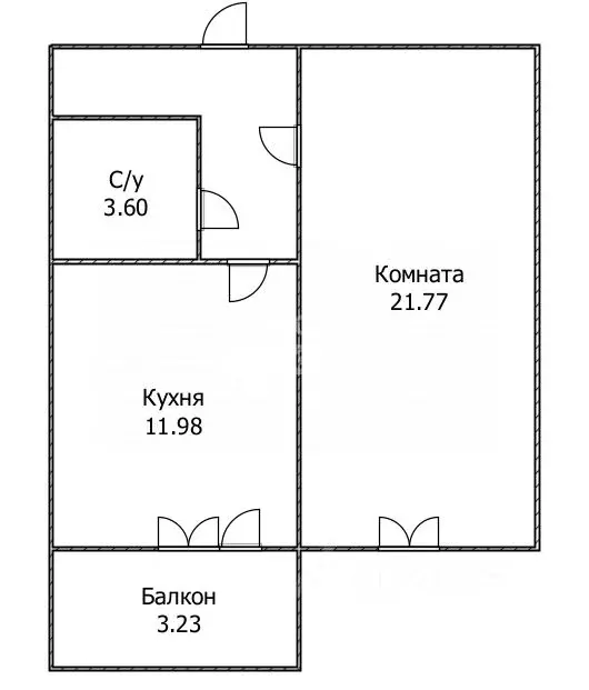 1-к кв. Ульяновская область, Ульяновск ул. Карбышева, 42 (44.06 м) - Фото 1