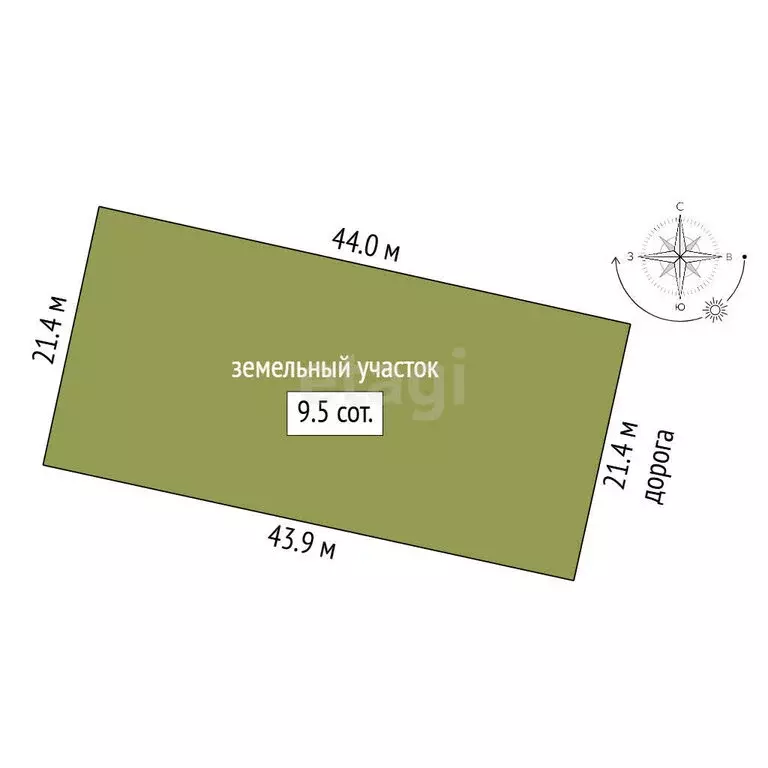 Участок в Заводоуковск, Широтная улица (9.4 м) - Фото 1