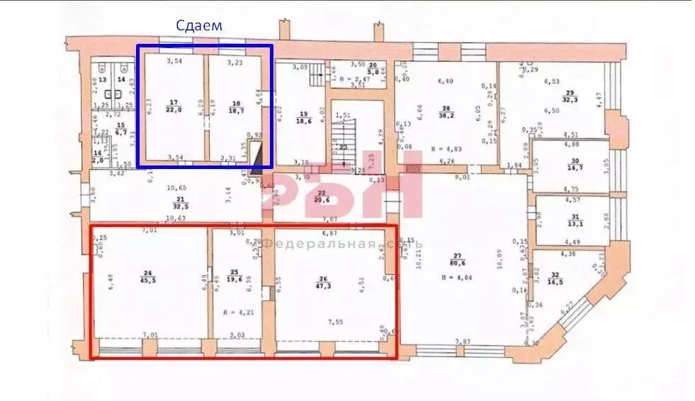 Офис в Свердловская область, Екатеринбург ул. Малышева, 29 (46 м) - Фото 1