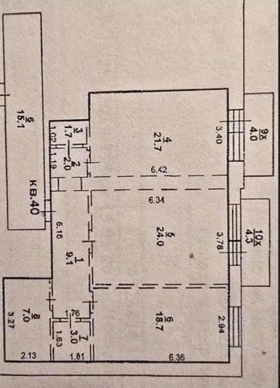 2-к кв. Ростовская область, Ростов-на-Дону просп. Ленина, 81/1 (87.2 ... - Фото 2