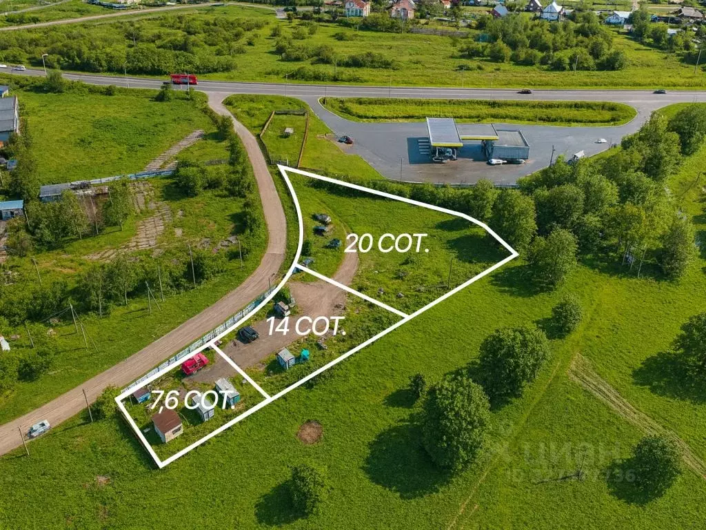 Участок в Московская область, Талдом ул. Кустарная (14.0 сот.) - Фото 2