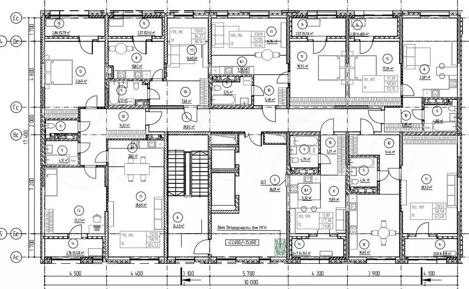 Квартира-студия, 30,5 м, 3/9 эт. - Фото 1