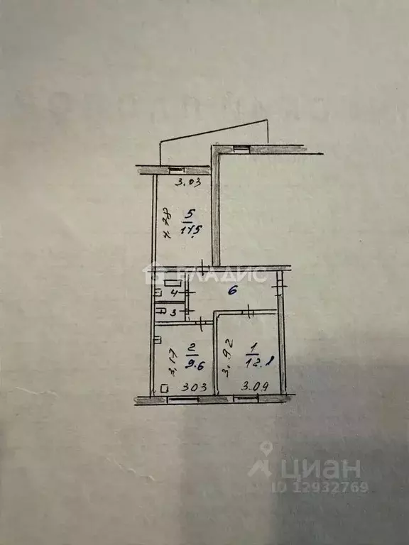 2-к кв. Пензенская область, Каменка ул. Дружбы, 2 (49.4 м) - Фото 2