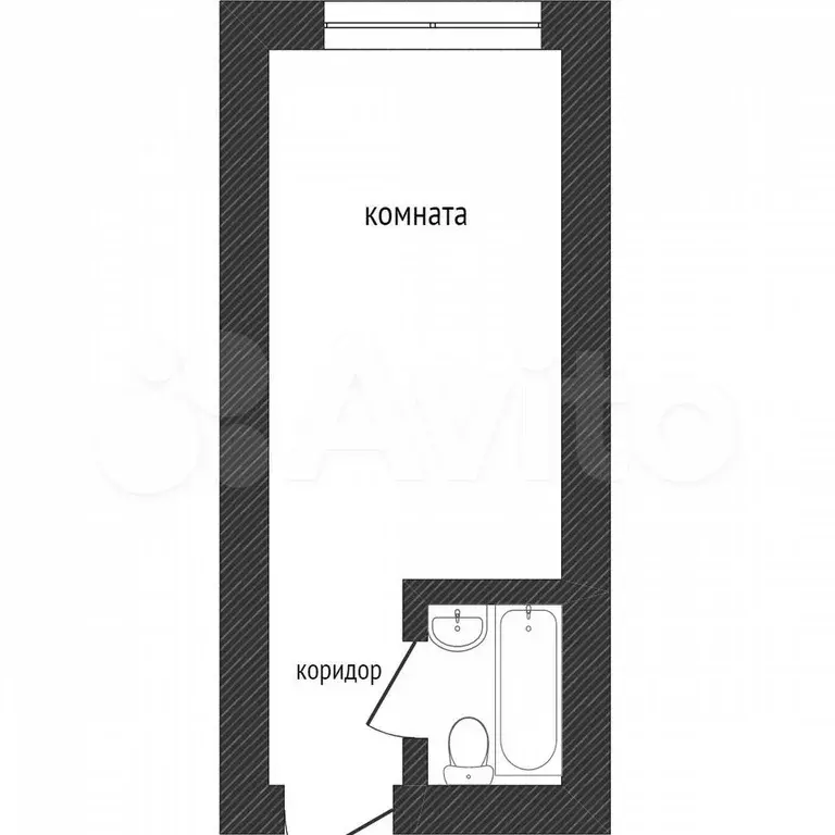 Квартира-студия, 22,5 м, 1/9 эт. - Фото 0