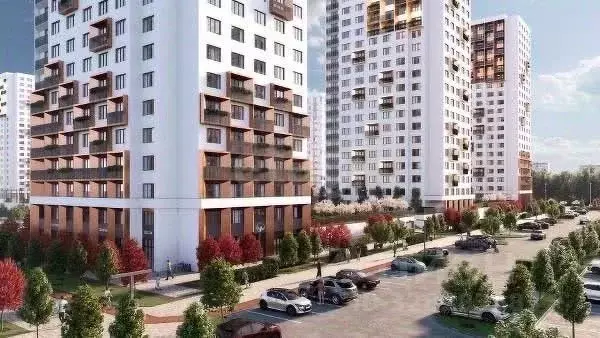 1-к кв. Тюменская область, Тюмень ул. Бориса Прудаева, 7с3 (46.8 м) - Фото 2