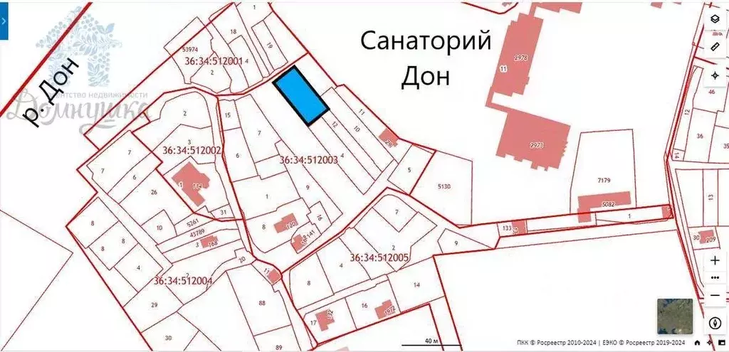 Участок в Воронежская область, Воронеж ул. Берег реки Дон, 18 (8.0 ... - Фото 1