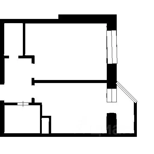 Квартира, 1 комната, 33.9 м - Фото 1