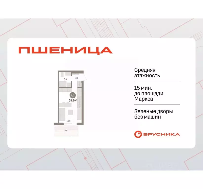 Студия Новосибирская область, Новосибирский район, Краснообск рп, 3-й ... - Фото 1