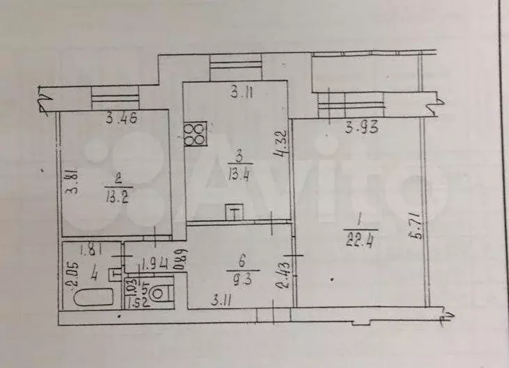 2-к. квартира, 65 м, 7/10 эт. - Фото 0