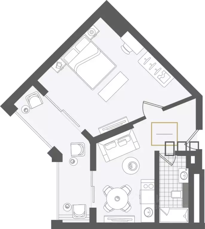 2-к кв. Краснодарский край, Сочи Адлер жилрайон, Курортный Городок ... - Фото 1